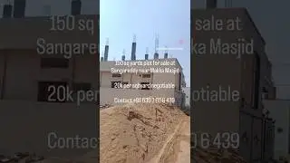 150 sq yards plot for sale at Sangareddy near Makka Masjid, 20k per sq yd, 6303606439 East facing