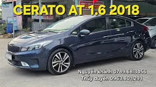 KIA CERATO 2018 &ndash; 1.6 AT | XE GIA Đ&Igrave;NH 1 CHỦXe gia đ&igrave;nh sử dụng, 1 chủ &ndash; nhiều c&ocirc;ng nghệ