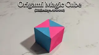 Origami Magic Cube Tutorial | Fun Transforming Paper Toy