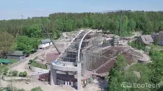 EcoTech przy budowie Amfiteatru w Mrągowie