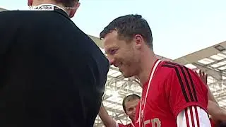 Red Bull Salzburg feiert den ersten Meistertitel (2007) | Rückpass - Der Blick ins Archiv