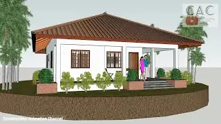 Simple House | Tropical House | 9x11m | Two Bedroom