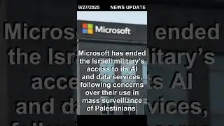#microsoft  has ended the Israeli military&rsquo;s access to its AI and data services