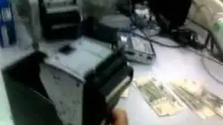 A bill stuck in Cashcode SM validator
