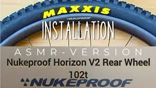Nukeproof Horizon V2 Rear Wheel Installation | Nukeproof Mega 290 Comp (2020 model)| ASMR Ver