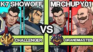 2XKO ▰ K7 SHOWOFF (Yasuo-Darius) vs MRCHUPY01 (Darius-Braum) ▰ 2XKO Pro Replays