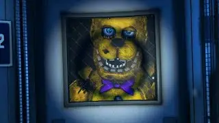 FREDBEAR is WATCHING ME outside my Office DOOR.. | FNAF Golden Memory 2