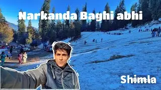 Narkanda ka naya Snow Activity area | Baghi Sidhpur | Abhi bhi yaha itni baraf hai doston 🥶🥶
