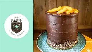 Orange Chocolate Marble cake