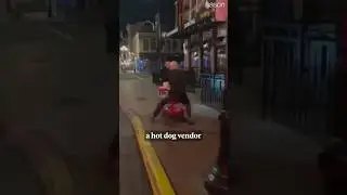 Assaulted for selling hot dogs!?