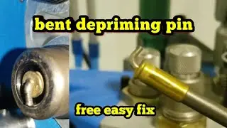 how to fix a broken depriming pin | lee reloading sizing die