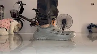 Rugged Shark Men's Lined Recovery Shoe | unboxing and on feet | Azo Edition