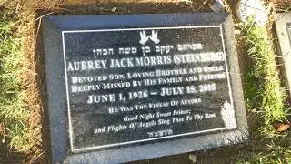 Actor Aubrey Morris Grave Mount Sinai Memorial Park Los Angeles California USA December 8, 2022