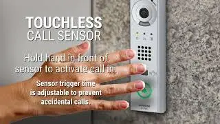 Compact IP Video Intercom &ndash; Touchless Call Sensor (Highlight #4)