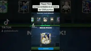 PLAYER PICK LA MEJOR OPCION, SOBRE 1200 PUNTOS. #fifamobile #fcmobile #fc24mobile #playerpick