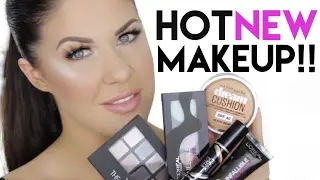 HUGE HAUL OF NEW DRUGSTORE MAKEUP!! | COVERGIRL, MAYBELLINE, NYX, RIMMEL & MORE!!! | FEB 2017!
