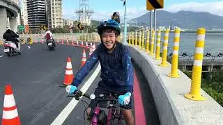 小Yabit淡水河邊騎車趣
