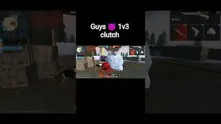 guys😁clutch gameplay with enemy reaction #freefire #gameplay #gaming