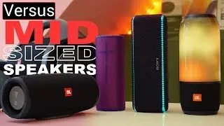 Mid Sized Speakers Compared - JBL Charge 4 Vs JBL Pulse 3 Vs Sony XB31 Vs UE Boom 3