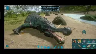 Day 2 of leveling up in ark mobile