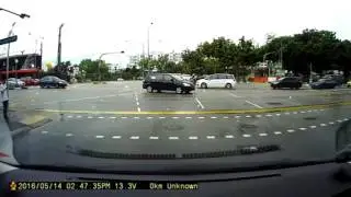 SJE9599K reckless U-turn