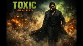 TOXIC - The Arrival | Rocking Star Yash | Fan Made  (Hindi/English) #yash #toxicmovie #moviesong