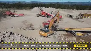 MULTI MILLION $$ QUARRY RESTRUCTURE AUCTION / EQUIPMENT LIQUIDATION!!!