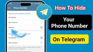How to Hide Your Phone Number on Telegram (2025) || Telegram Hide Number 