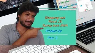 React -JS, SpringBoot, Shopping Cart-- Product Listing Part-3