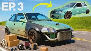 No Rescatando un Civic TURBO abandonado con poco dinero, episodio 3