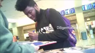 Khalid Signing Autographs for Fans (American Teen, Location, Saved)