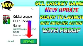 WOW] GCL CRICKET GAME BRAND NEW UPDATE ON PLAY STORE||GCL CRICKET GAME NEW UPDATE READY TO LAUNCH||