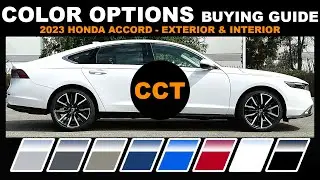 2023 Honda Accord - Color Options Buying Guide