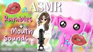 ROBLOX ASMR // ADOPT ME RAMBLES + MOUTH SOUNDS + TRIGGER WORDS 👄💦