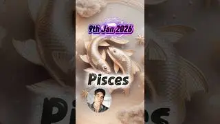 Pisces Daily Forecast - 9th Jan 2026# astrology #zodiac #horoscope #lovehoroscope #zodiacsecrets