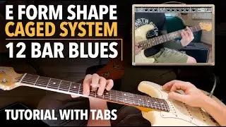 Connecting The CAGED System With Blues Licks - 1 4 5 Progression