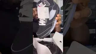 Unboxing Jordan 5 Reimagined &ldquo;Black Metallic&rdquo;