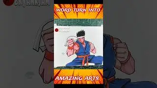 Turn word into amazing arts #learningthroughart #artmatters #artseducation #iamanartist #shorts