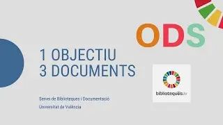 1 objectiu, 3 documents: objectiu 6. Aigua neta i sanejament