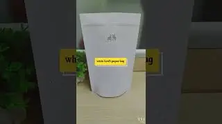 custom printing white kraft paper bag-white kraft paper bag Manufacturer