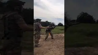⚡ Can You Beat My Time? | Weapon System Transition Shooting Drill | #shootingrange #shorts