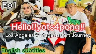 アメリカ古着買付Ep 1 ヴィンテージTシャツ探してLA10日間の旅
