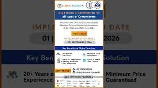 BIS Scheme X Certification for Compressors | BIS Scheme X Registration for Compressors