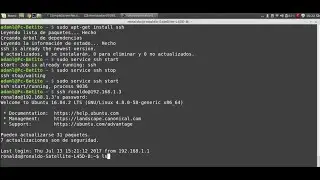 Servidor SSH Linux Mint