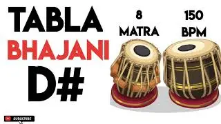 Bhajani Theeka Tabla Loop D# Scale 150 Bpm | 8 Matra | #muzzico