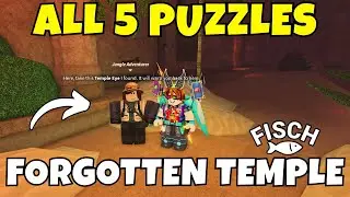 How To Complete All 5 Forgotten Temple Puzzles in Fisch | Roblox