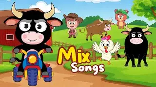 Mix Songs Motoca do Z&eacute; Boi, Galinhazinha E o Boi da Cara Preta e Muito Mais | Ursinho Pua Pua