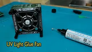 Review UV Light Glue Cooling Fan Aeolus X1 MiJing  Make work Easier