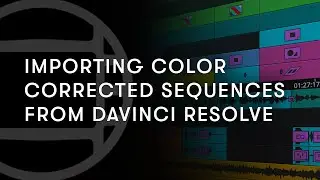 How to Import Color-corrected Sequences from DaVinci Resolve to Avid Media Composer