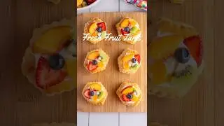 Mouthwatering Fresh Fruit Tarts recipe by #FoodieFriend @emmaclaireskitchen ! 🍑🫐🥝🍓